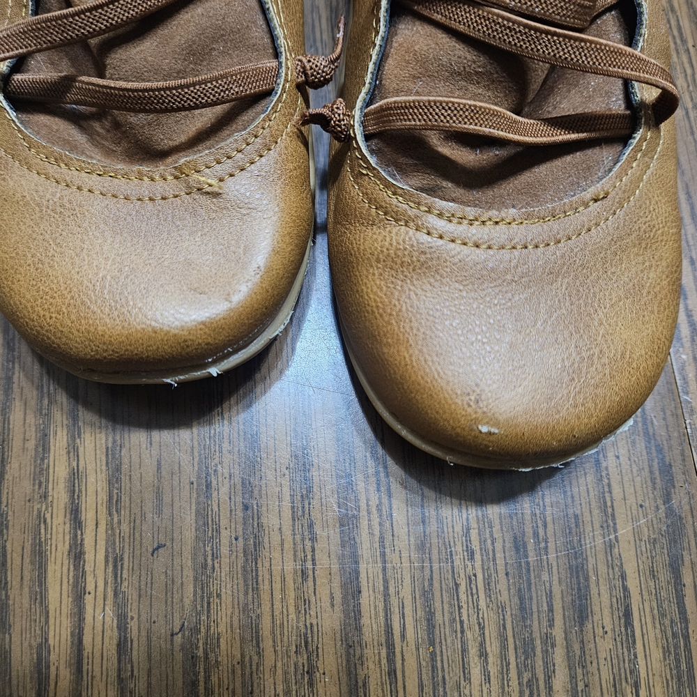 Source Unknown Tan Leather Ankle Boots - Picture 9 of 9
